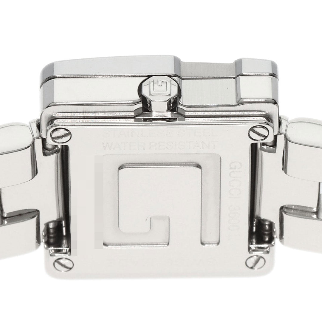 GUCCI Watches Quartz Stainless Steel , Stainless Steel Silver 3600L Orange dial Women Used Authentic