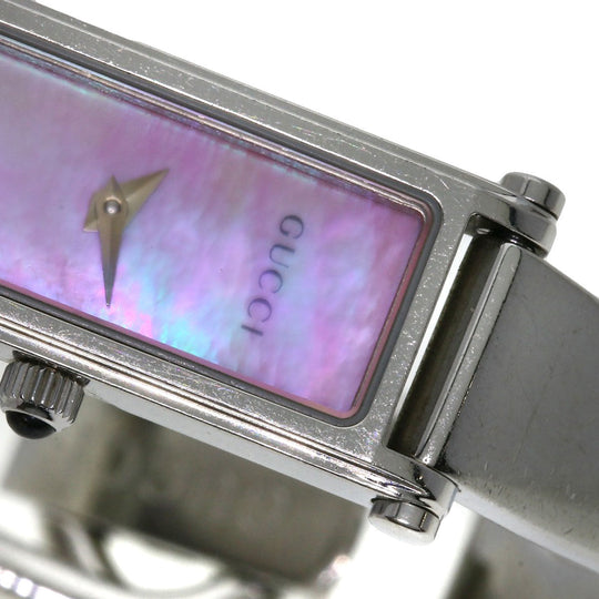 GUCCI Watches Quartz Stainless Steel Silver 1500L Pink shell dial