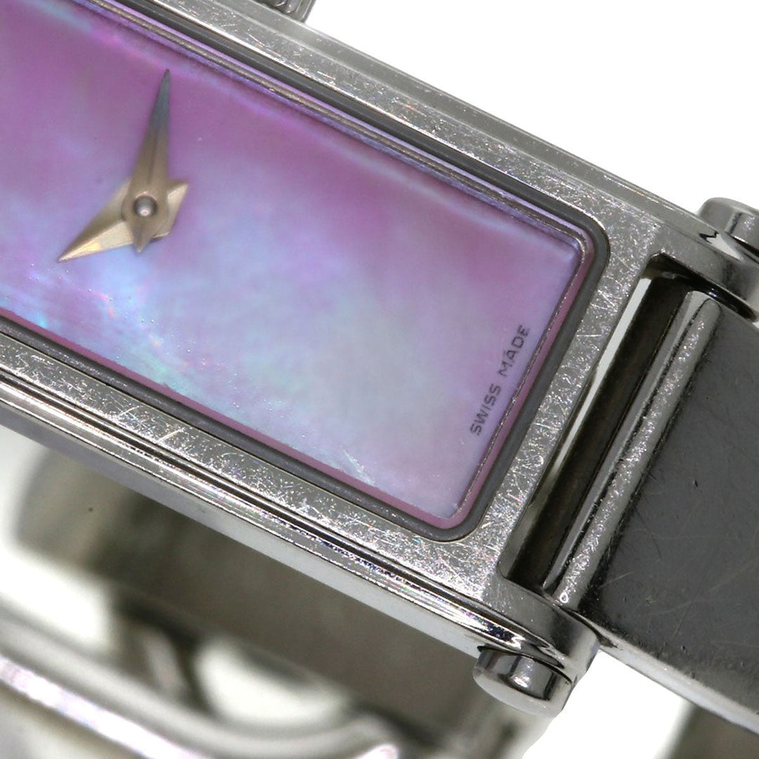 GUCCI Watches Quartz Stainless Steel Silver 1500L Pink shell dial