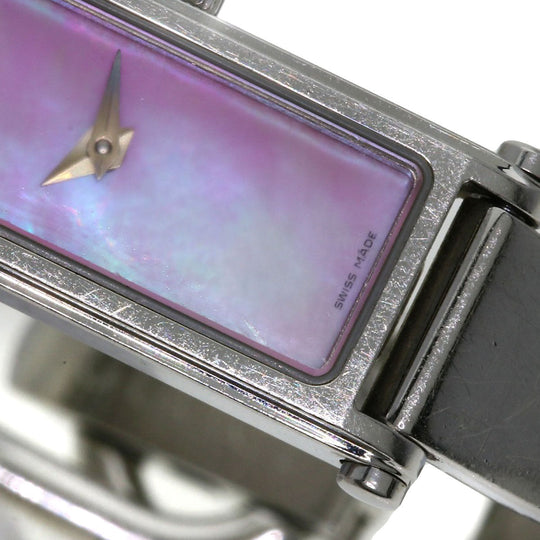 GUCCI Watches Quartz Stainless Steel Silver 1500L Pink shell dial