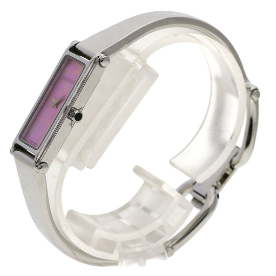 GUCCI Watches Quartz Stainless Steel Silver 1500L Pink shell dial