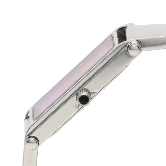 GUCCI Watches Quartz Stainless Steel Silver 1500L Pink shell dial