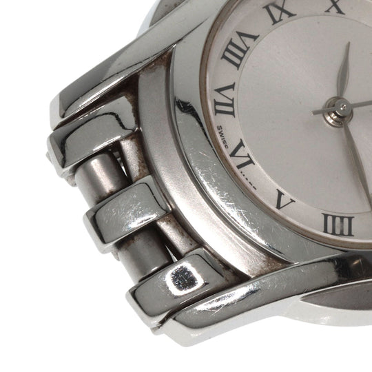 GUCCI Watches Quartz 5500L Stainless Steel Silver Round face Silver dial