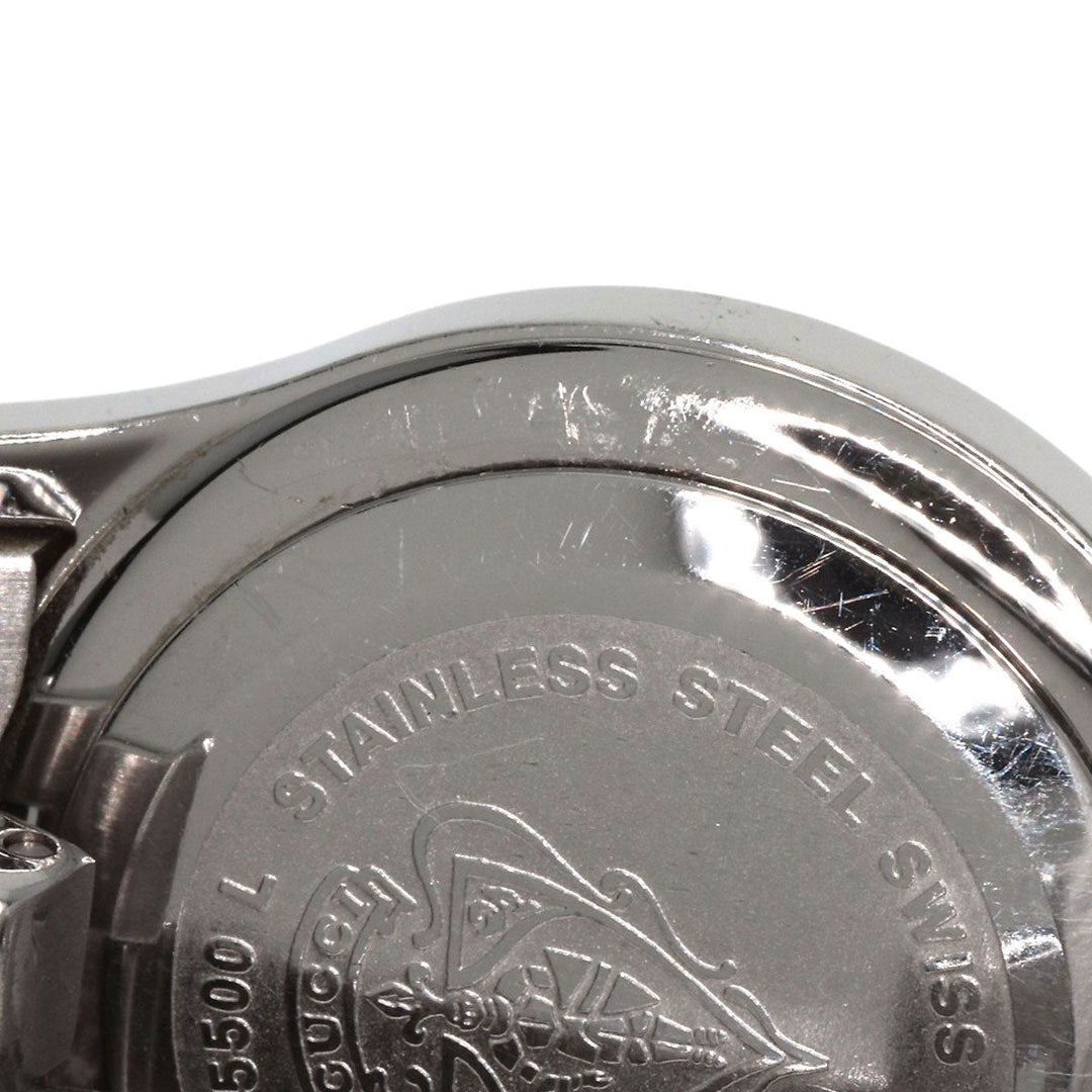 GUCCI Watches Quartz 5500L Stainless Steel Silver Round face Silver dial