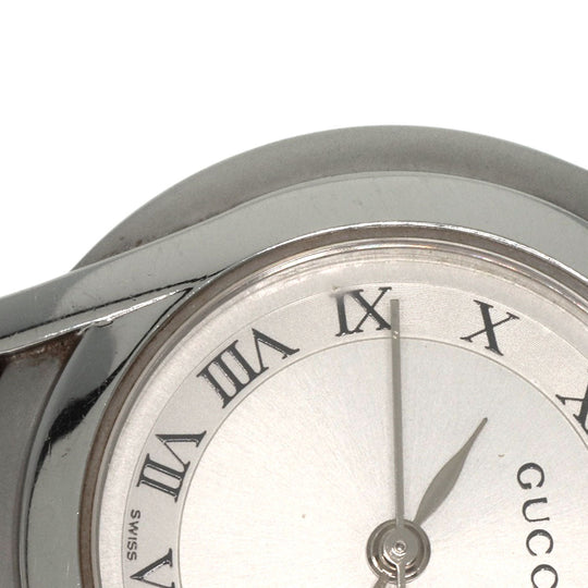 GUCCI Watches Quartz 5500L Stainless Steel Silver Round face Silver dial
