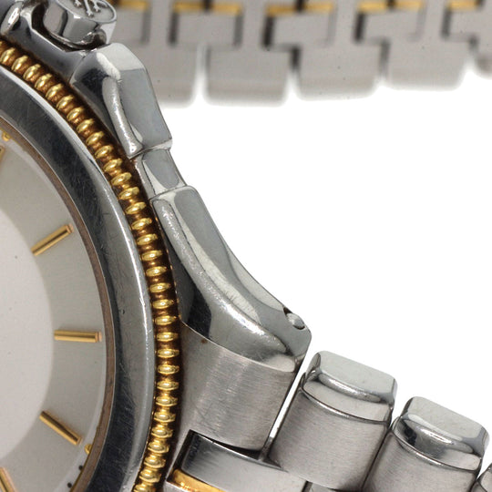 SEIKO Watches Quartz 9581-6040 Stainless Steel , SSxK18YG Silver CREDOR Pacificique Silver dial mens Used Authentic