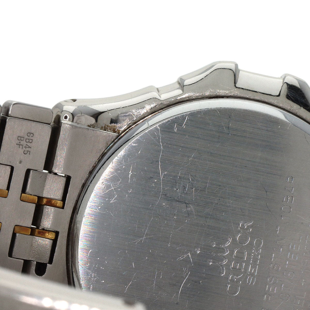SEIKO Watches Quartz 9581-6040 Stainless Steel , SSxK18YG Silver CREDOR Pacificique Silver dial mens Used Authentic