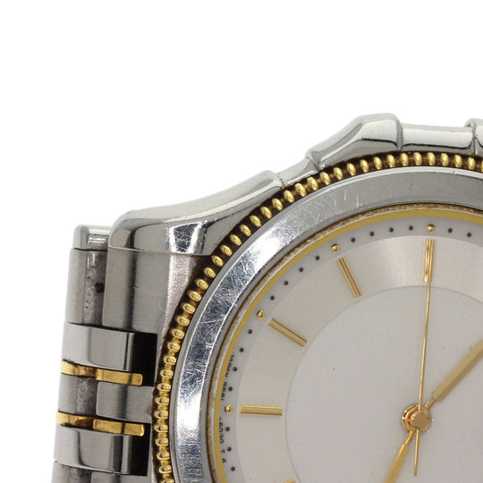 SEIKO Watches Quartz 9581-6040 Stainless Steel , SSxK18YG Silver CREDOR Pacificique Silver dial mens Used Authentic