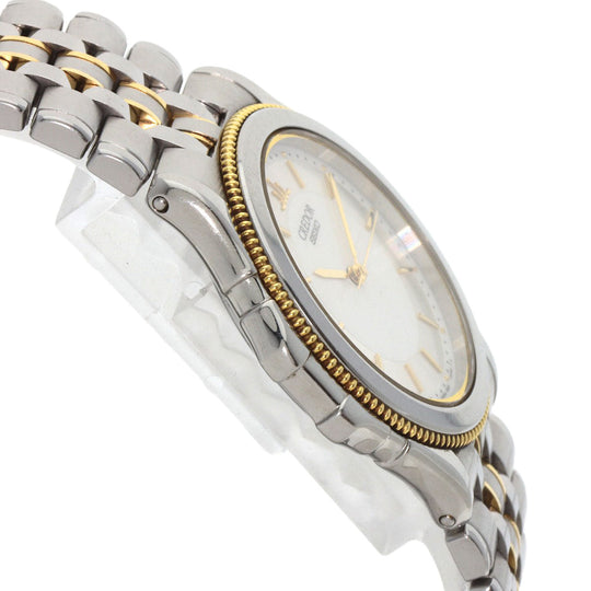 SEIKO Watches Quartz 9581-6040 Stainless Steel , SSxK18YG Silver CREDOR Pacificique Silver dial mens Used Authentic