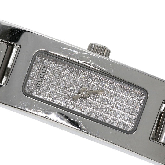 GUCCI Watches Quartz Stainless Steel Silver 3900L diamond dial