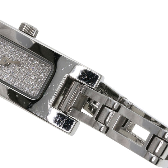 GUCCI Watches Quartz Stainless Steel Silver 3900L diamond dial