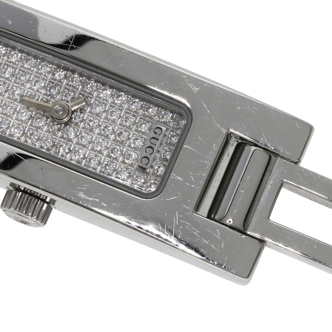 GUCCI Watches Quartz Stainless Steel Silver 3900L diamond dial