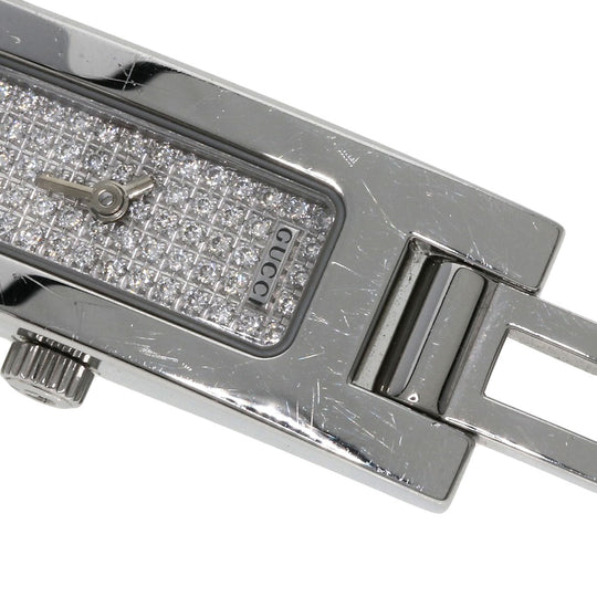 GUCCI Watches Quartz Stainless Steel Silver 3900L diamond dial
