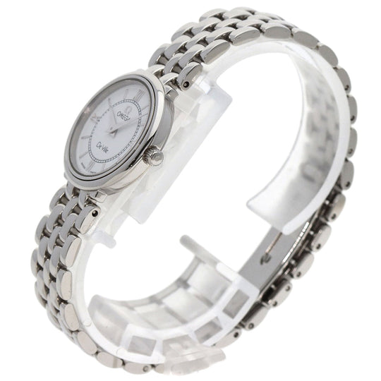 OMEGA Watches Quartz Stainless Steel Silver De Ville Prestige white dial