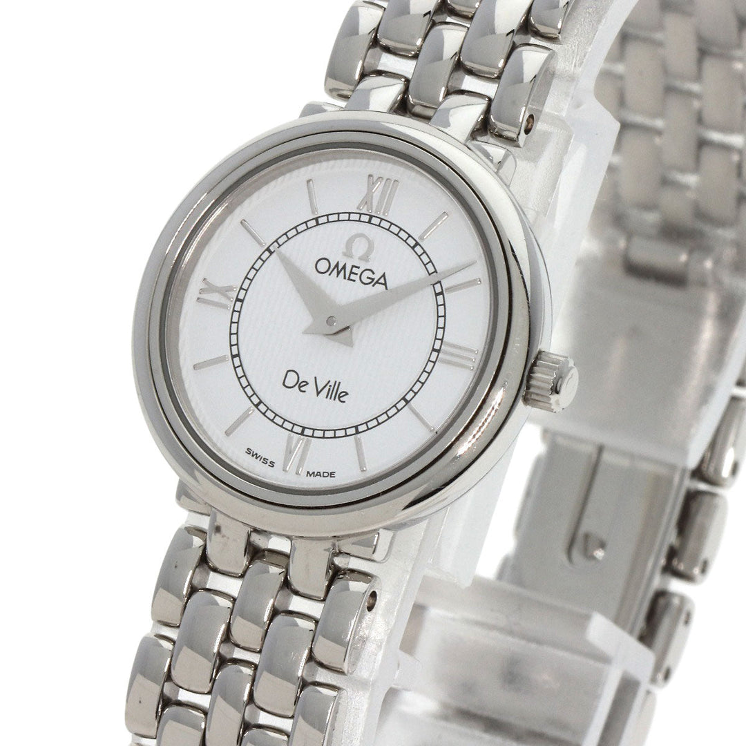 OMEGA Watches Quartz Stainless Steel Silver De Ville Prestige white dial