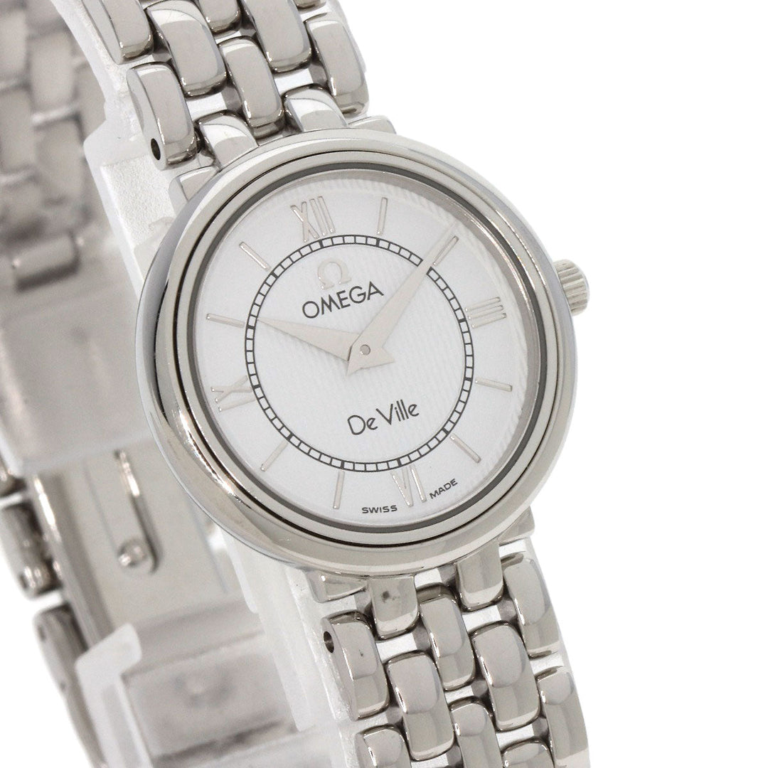OMEGA Watches Quartz Stainless Steel Silver De Ville Prestige white dial