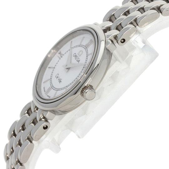 OMEGA Watches Quartz Stainless Steel Silver De Ville Prestige white dial