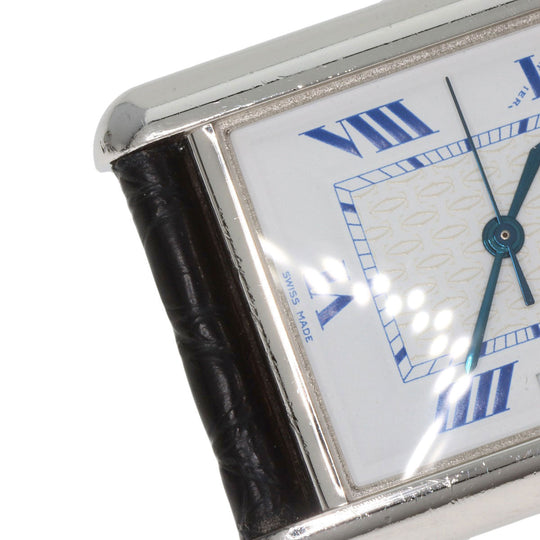 CARTIER Watches Quartz SV Silver Must tank LM white dial