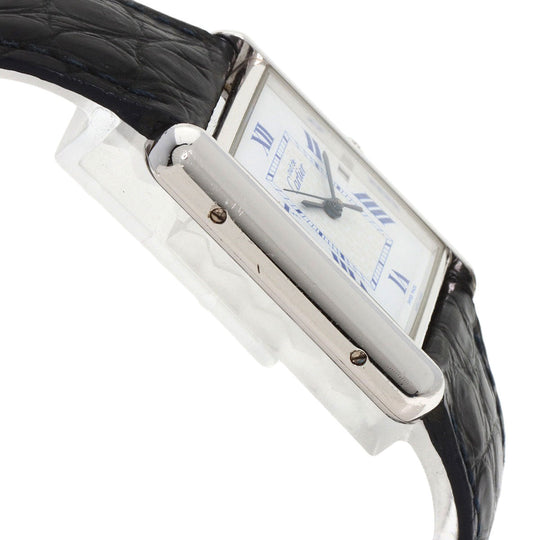 CARTIER Watches Quartz SV Silver Must tank LM white dial