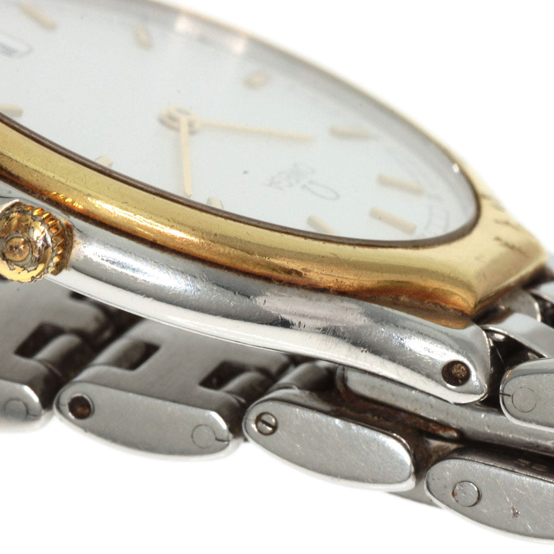 OMEGA Watches Quartz 196.0316 Stainless Steel , Stainless Steel , K18YG gold De Ville Symbol Date white dial mens Used Authentic