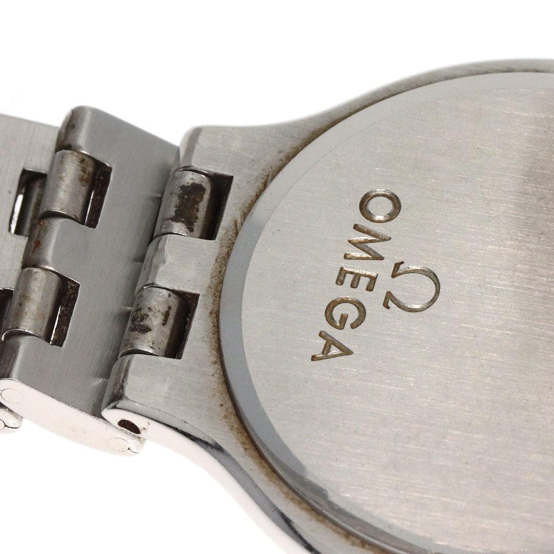 OMEGA Watches Quartz 196.0316 Stainless Steel , Stainless Steel , K18YG gold De Ville Symbol Date white dial mens Used Authentic