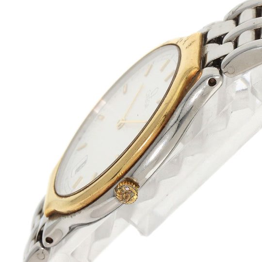 OMEGA Watches Quartz 196.0316 Stainless Steel , Stainless Steel , K18YG gold De Ville Symbol Date white dial mens Used Authentic