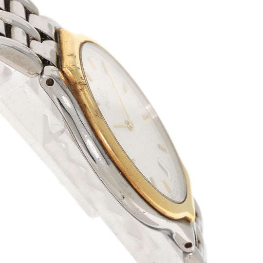 OMEGA Watches Quartz 196.0316 Stainless Steel , Stainless Steel , K18YG gold De Ville Symbol Date white dial mens Used Authentic