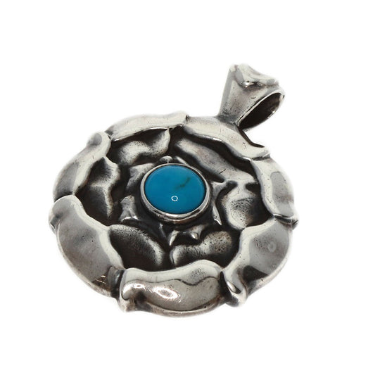 Georg Jensen Pendant top SV Silver Luco stone turquoise Women Used Authentic