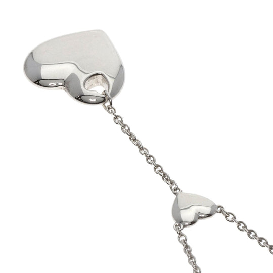 TIFFANY&Co. Necklace SV Silver Heart motif Women Used Authentic