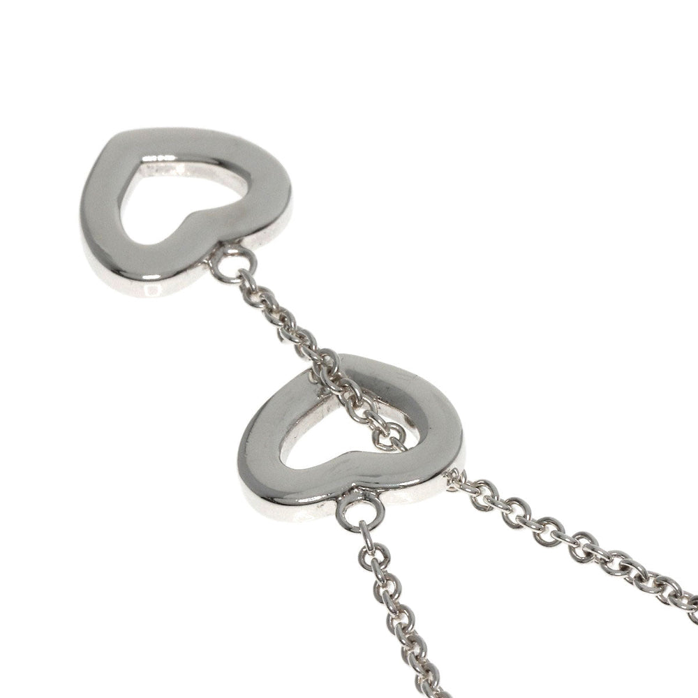 TIFFANY&Co. Necklace SV Silver Heartlink lariat Women Used Authentic