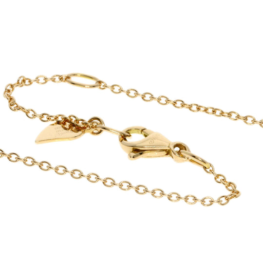 PIAGET Necklace 18K Pink Gold Silver Rose diamond Women Used Authentic