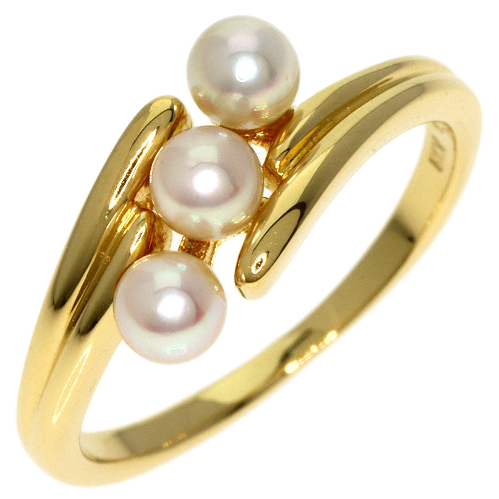 MIKIMOTO Ring 18K Yellow Gold gold Baby pearl Women Used Authentic