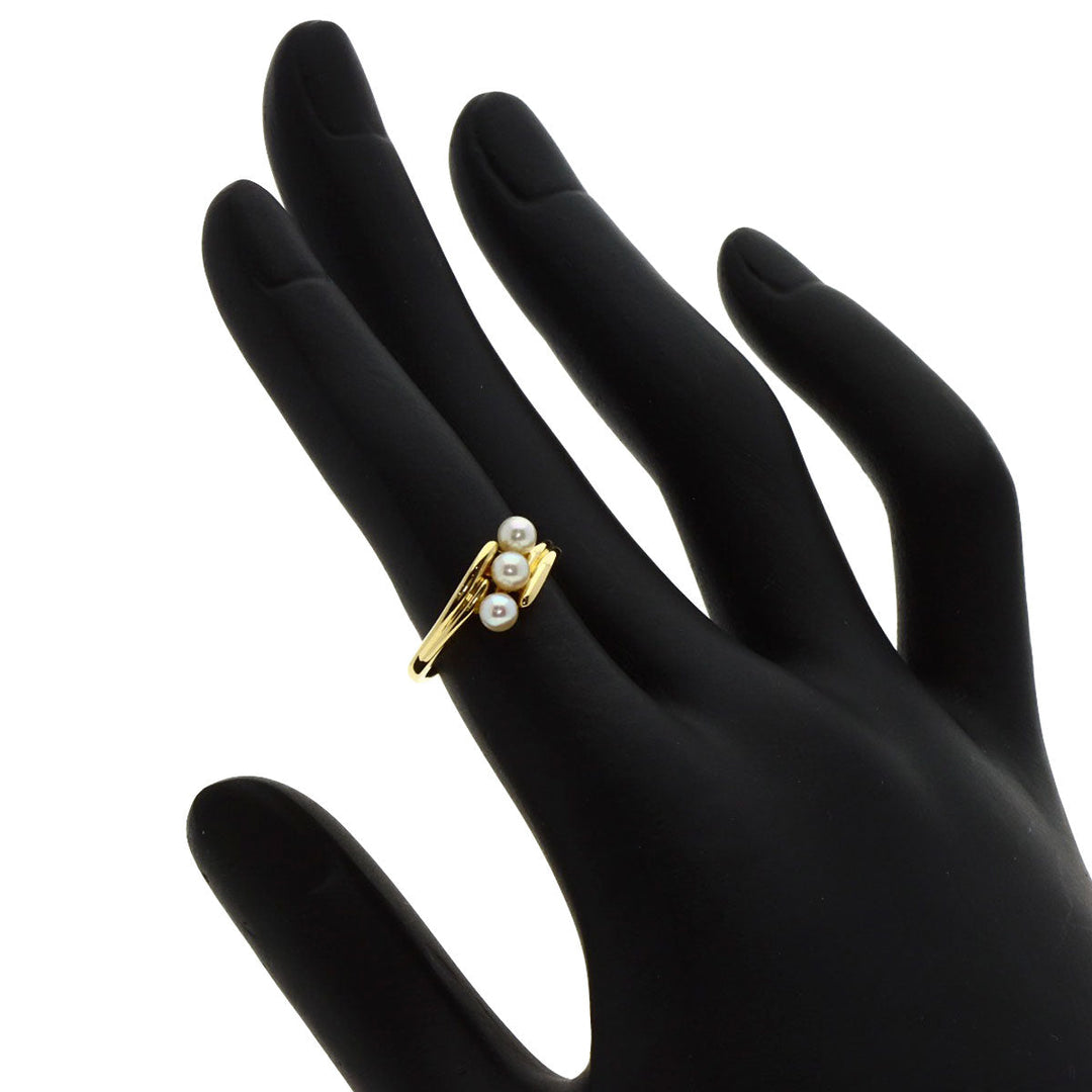 MIKIMOTO Ring 18K Yellow Gold gold Baby pearl Women Used Authentic