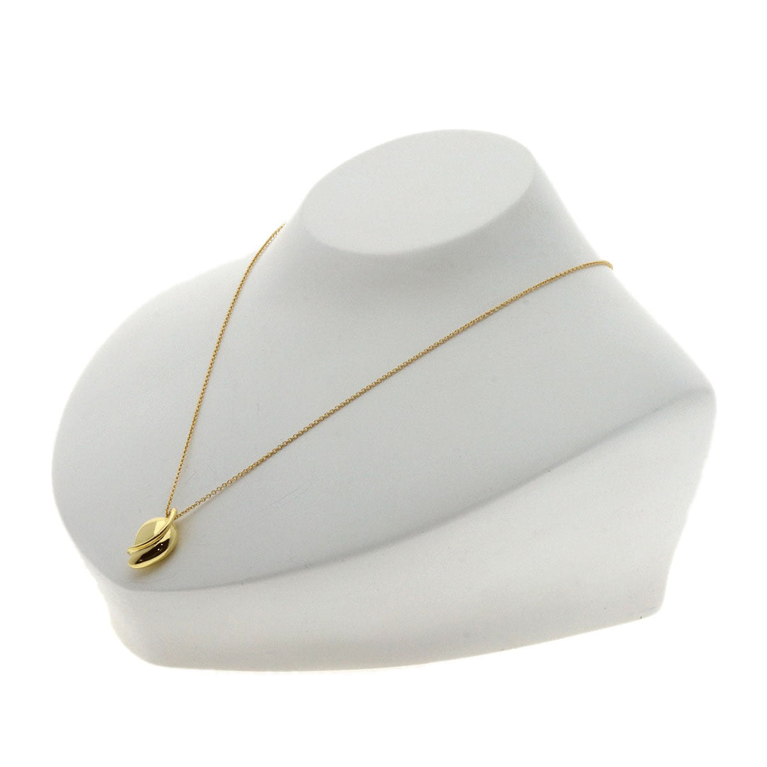 TIFFANY&Co. Necklace 18K Yellow Gold gold elsa peretti leaf