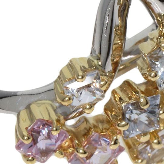 JUNE Earring 18K Yellow Gold Silver sapphire