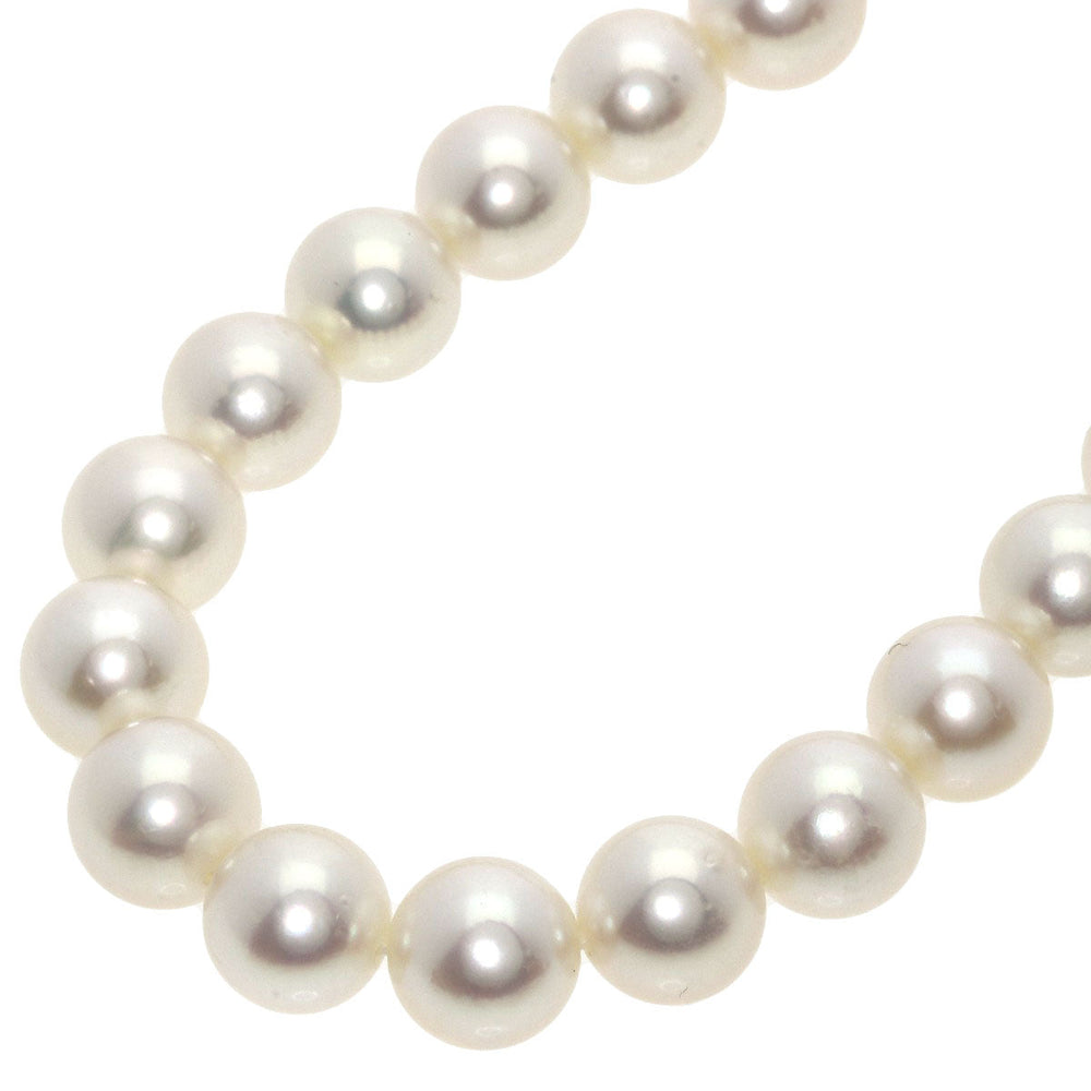 TASAKI Necklace SV Silver Akoya Pearl Pearl Earring Set Women Used Authentic