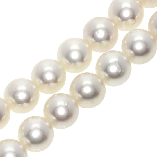 TASAKI Necklace SV Silver Akoya Pearl Pearl Earring Set Women Used Authentic