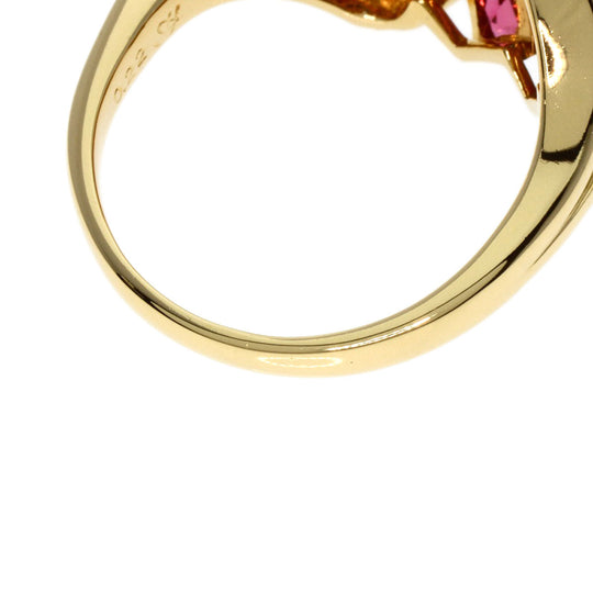 TASAKI Ring 18K Yellow Gold gold Pink　Tourmaline Tanzanite Diamond