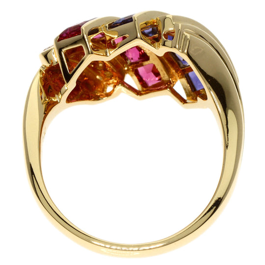 TASAKI Ring 18K Yellow Gold gold Pink　Tourmaline Tanzanite Diamond
