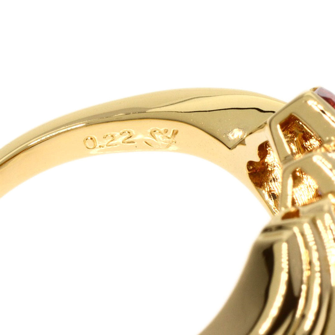 TASAKI Ring 18K Yellow Gold gold Pink　Tourmaline Tanzanite Diamond