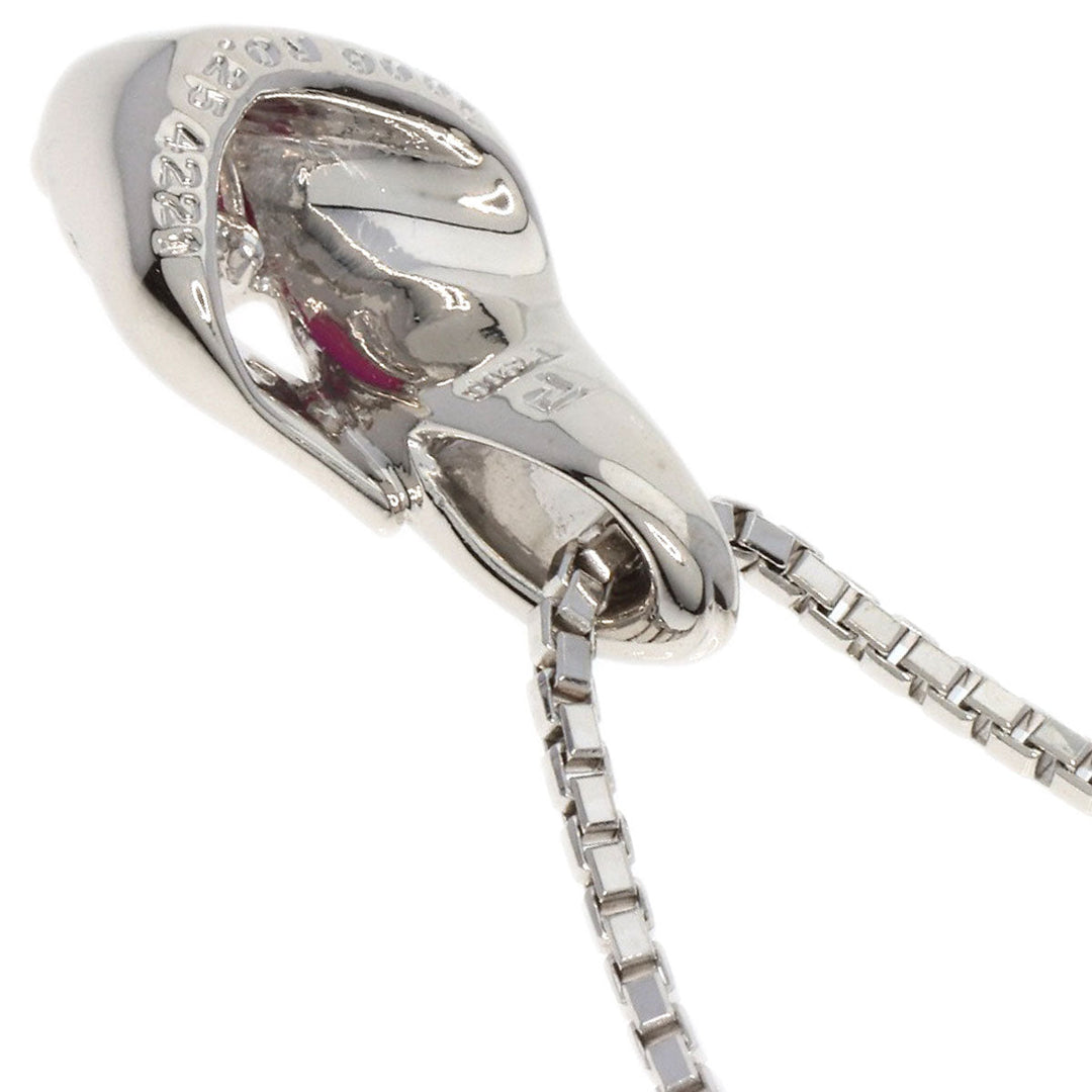 POLA Necklace PT900 Silver Ruby diamond