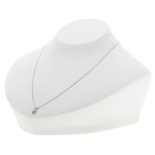 VANDOME Necklace K18WG Silver diamond Women Used Authentic