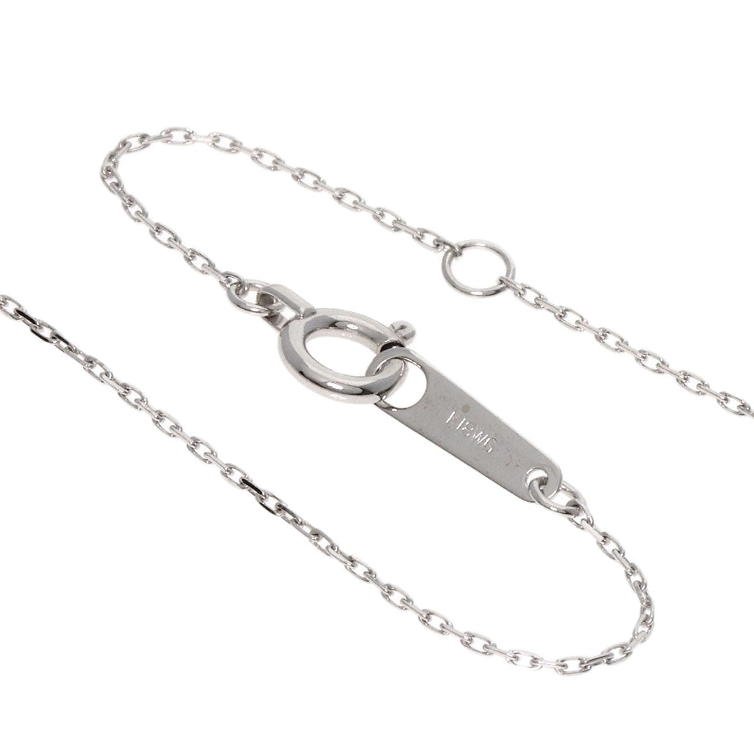 VANDOME Necklace K18WG Silver diamond Women Used Authentic