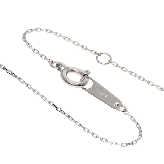 VANDOME Necklace K18WG Silver diamond Women Used Authentic