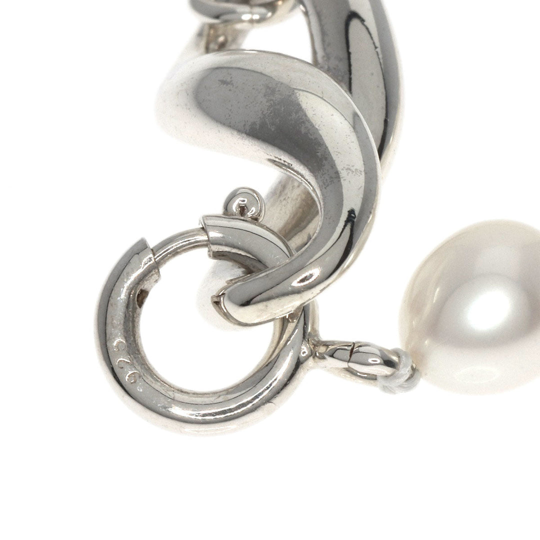 TIFFANY&Co. bracelet SV Silver Freshwater Pearl Infinity Pearl Women Used Authentic