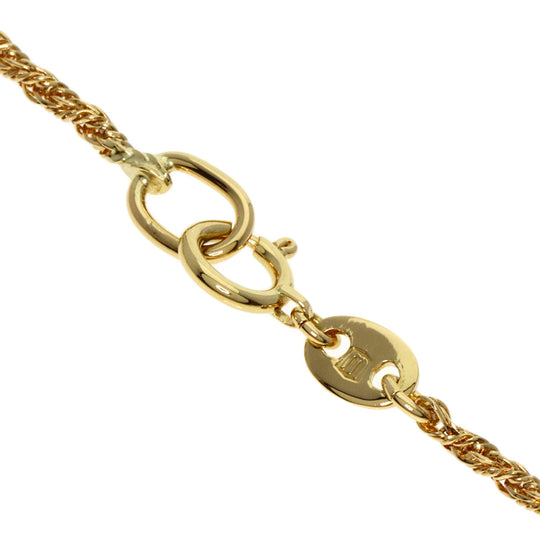 WALTHAM Necklace 18K Yellow Gold gold Swing diamond Women Used Authentic