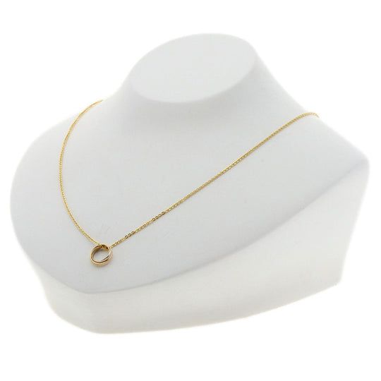 CARTIER Necklace K18YG , K18WG , K18PG gold Baby Trinity Women Used Authentic