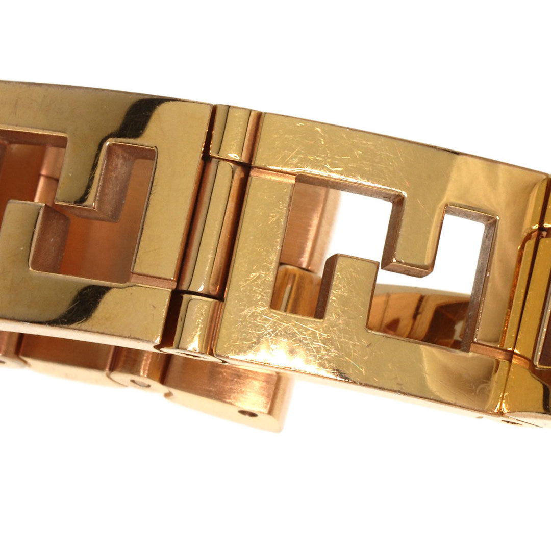 FENDI Watches Quartz 60500L Gold Plated gold Quadro Mini White shell dial