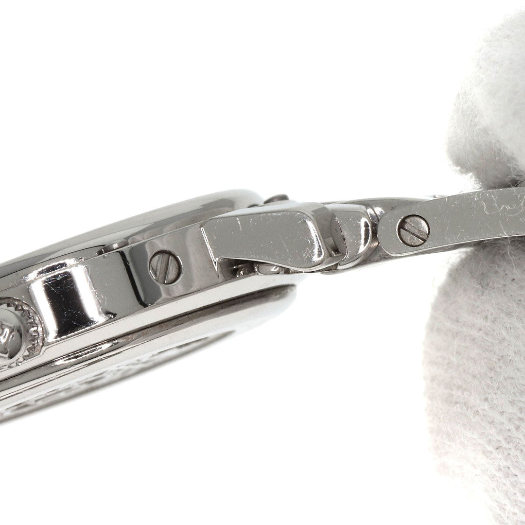 HERMES Watches Quartz CL4.210 Stainless Steel Silver Clipper Nacre Blue shell dial Women Used Authentic