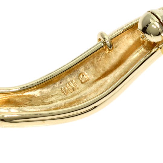 MIKIMOTO Brooch K14YG gold Pearl Women Used Authentic